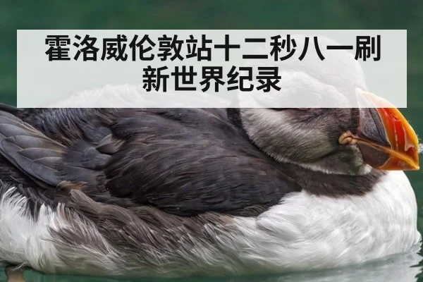霍洛威伦敦站十二秒八一刷新世界纪录